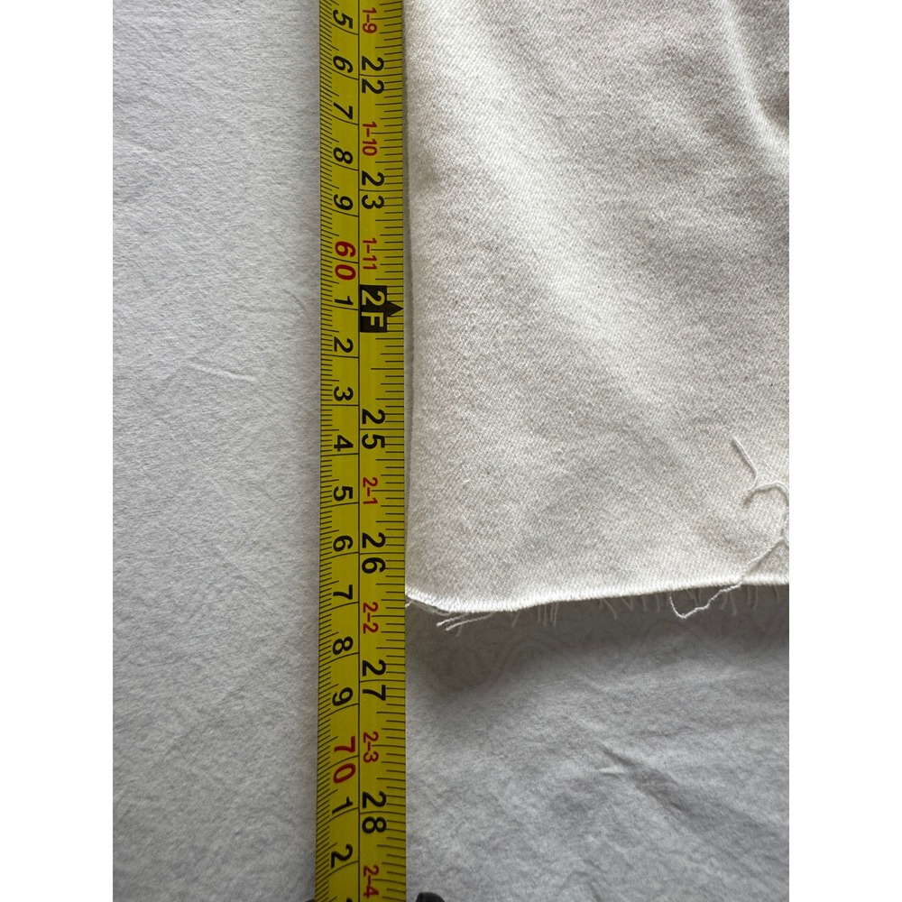 Liverpool Los Angeles Hannah Wide Leg Crop Jeans Cream Off-White Size 6/28 - Picture 9 of 11